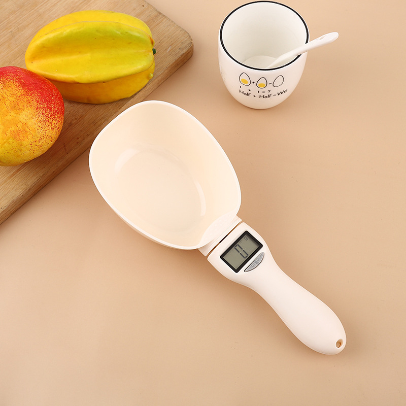 Picture of Pet measuring cup cat food dog food electronic scale feeding measuring spoon scale shovel scientific feeding 800g/1g spoon scale