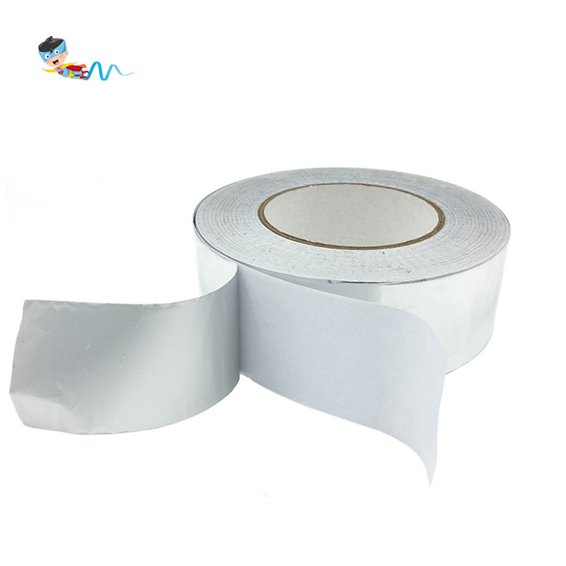 Picture of Wholesale Single Guide Aluminum Foil Tape High Temperature Pipe Seal Wrapping Flame Retardant Tape Tin Paper Thermal Insulation Tape Manufacturers