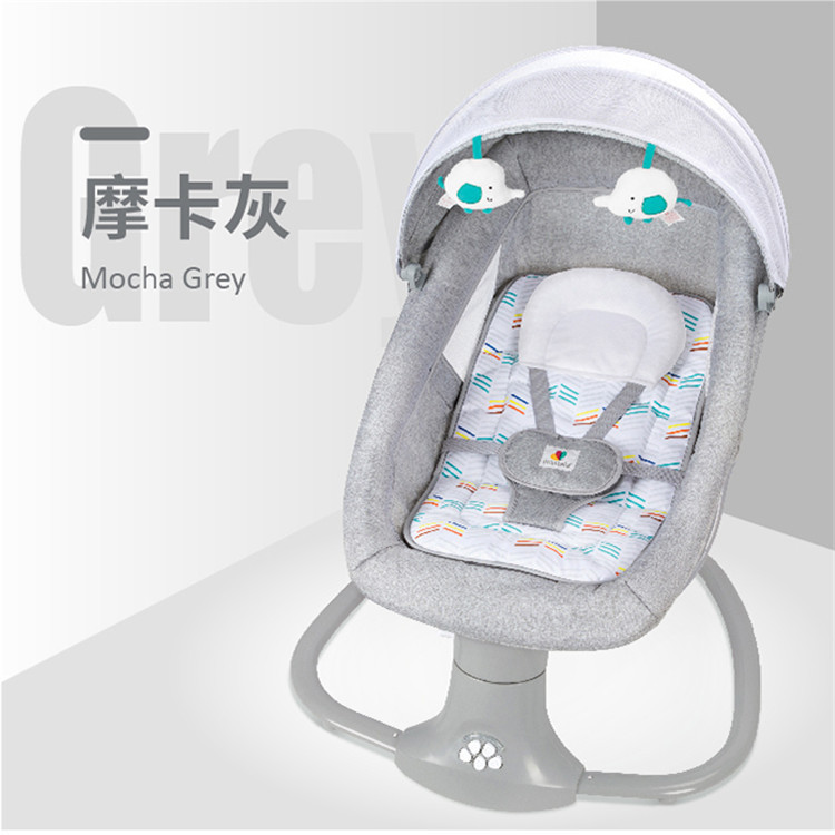 Picture of Baby Electric Rocking Chair Baby Coaxing Baby Sleeping Artifact Newborn Cradle Bed Kidsren's Soothing Chair Recliner 0-3 Years Old