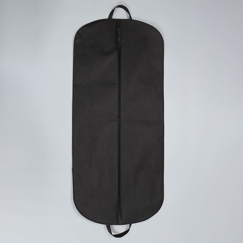 Picture of Non-woven Dustproof Zipper Bag Storage Clothes Dry Cleaning Shop Household Suit Wedding Dress Thickened Hanging Bag Manufacturers