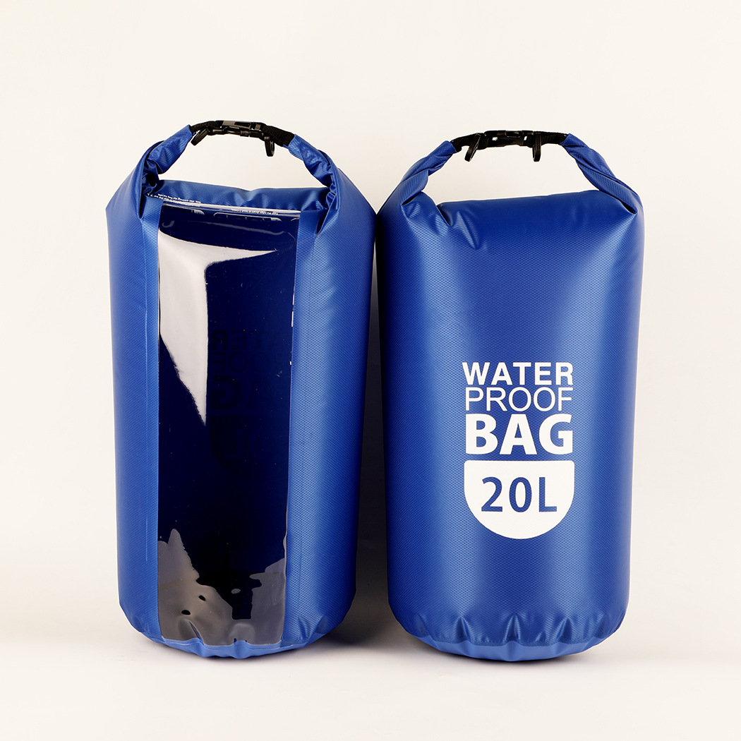 Picture of Waterproof Bag Plaid Fabric Dry Bag Storage Swimming Rafting Bag Portable Bag Men and Women Travel Outdoor Adventure