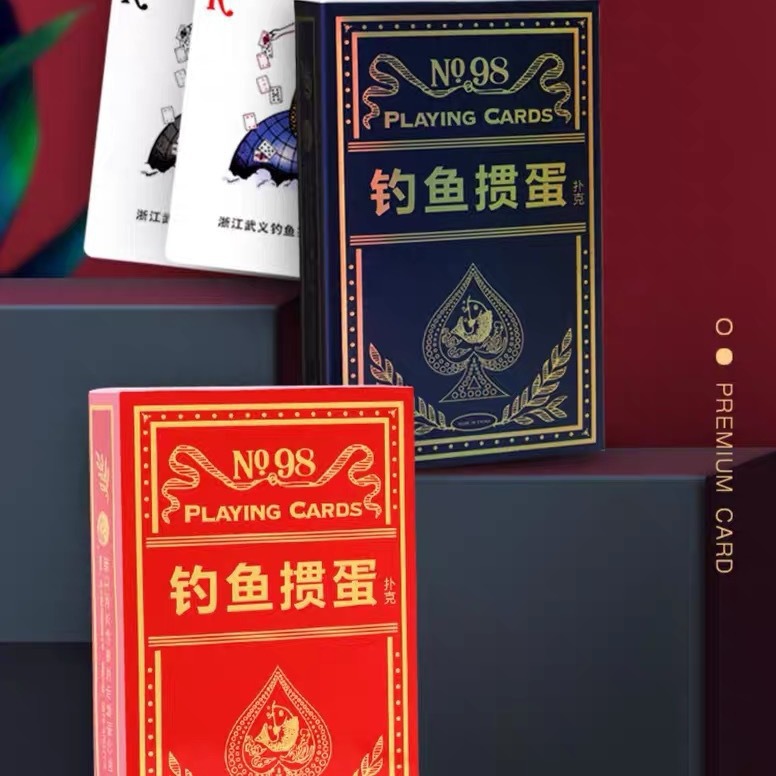 Picture of Special Poker for Egg Blue Core Card Cloth Anti-folding Wear-resistant Non-slip High-grade Egg Professional Fishing Park Ke