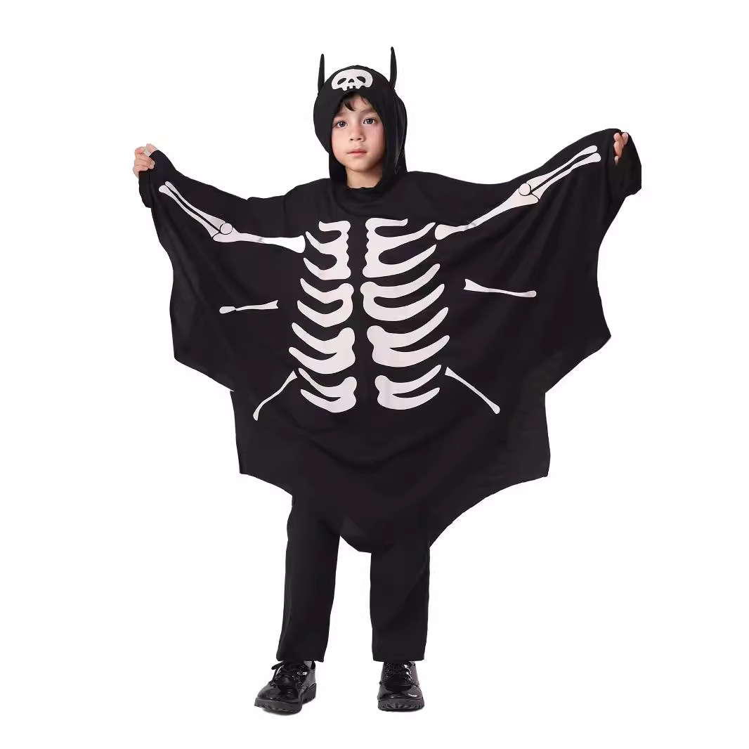 Picture of Cross-Border New Halloween Costume Kidsren's Luminous Ghost Bat Cloak Cloak Holiday Party Performance Cos Clothing