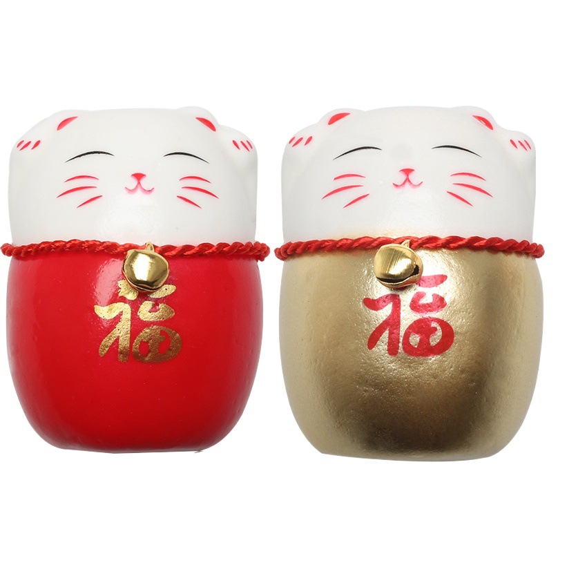 2025 Lucky Cat Pendant Festive Cartoon Bouquet Packaging Ornaments Lucky Bucket Flower Shop Floral Decoration Packaging Materials