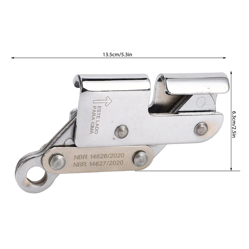 Picture of Cross-Border High-Altitude Steel Wire Rope Climbing Self-Locking Device for High-Altitude Work, Rope Grabber, Anti-Falling Steel Lock, Fall Arrester, Slider Equipment