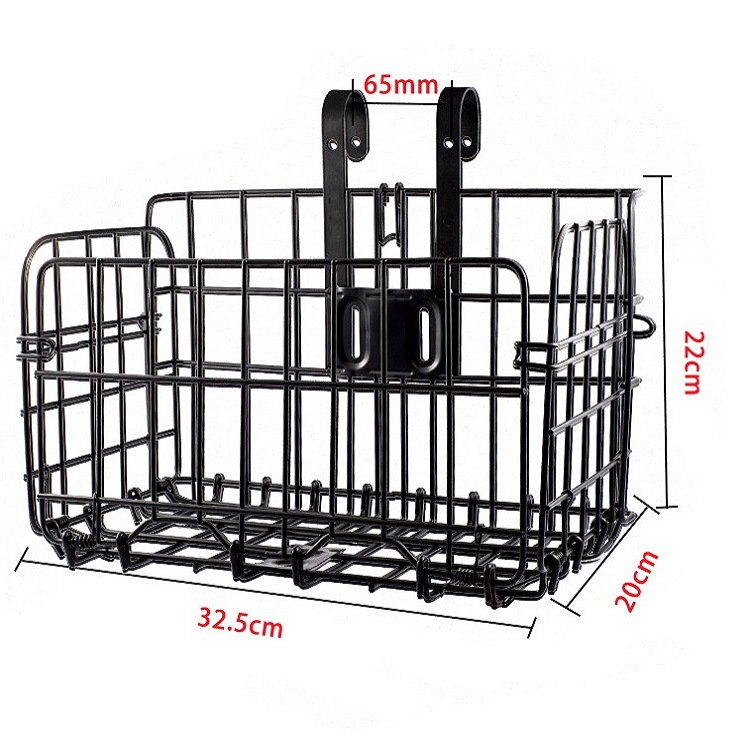 Bicycle Basket Mountain Bike Basket Bold Boxed Folding Bike Blue Electric Car Hanging Basket Car Basket Folding Basket