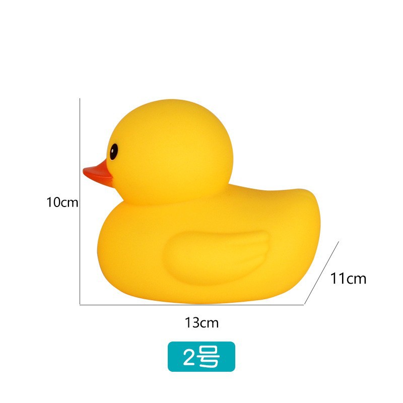 Picture of Hong Kong Version of Little Duck Toy Baby Bath and Water No. 8 Little Yellow Duck Toy Kidsren's Educational Pinch and Call