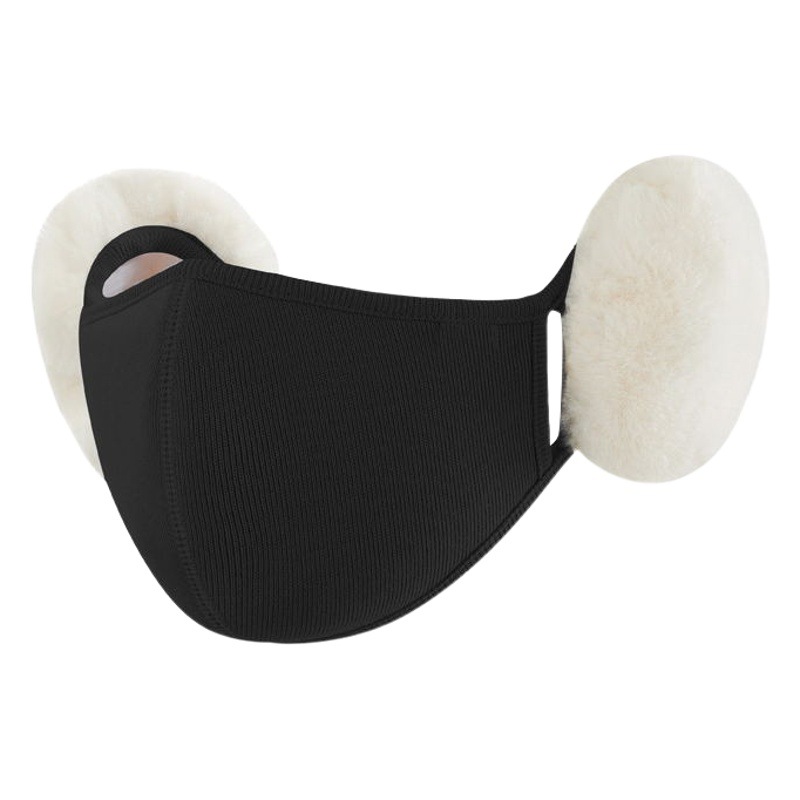 Winter Women's warm life mask autumn and winter fleece-lined thickened ear protection cold-proof windproof face-showing small mask earmuffs