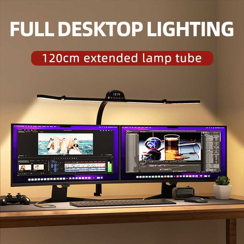 Cross-border explosions learning clip lamp work computer lamp screen lamp learning bright enough professional college students eye protection desk lamp