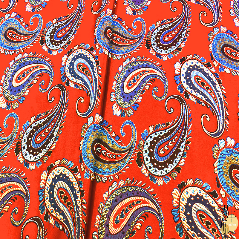 Imitation Sanwu Loquat Flower Silk Brocade Silk Fabric Tang Suit Hanfu Cheongsam Shoulder Children's Clothing Bridal Clothing Fabric