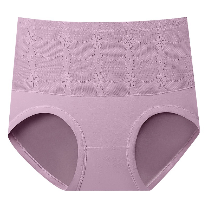 Ladies high waist underwear women cotton belly belly plus size 200kg hip middle-aged mother shorts 3688#
