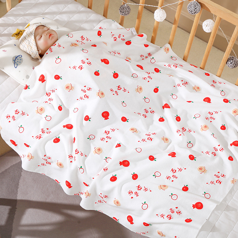 Picture of [Strict Selection] Pure Cotton Bag Single Newborn Baby Bag Cotton Summer Thin Anti-startling Baby Wrap Towel