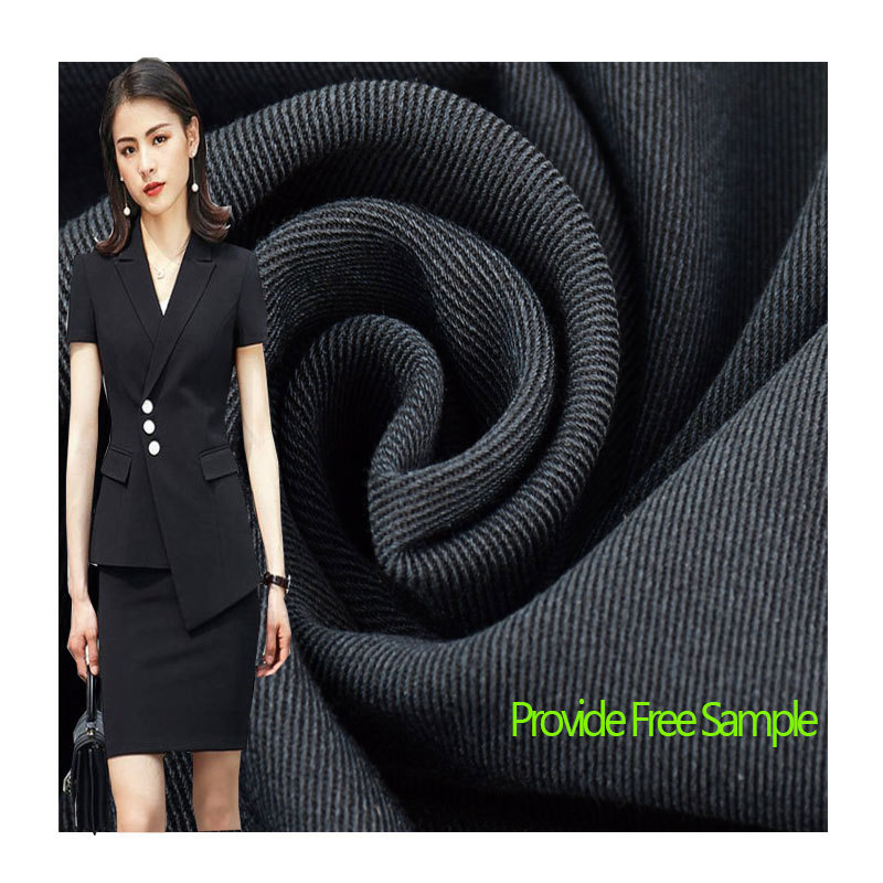 Manufacturer Wholesale Pure Cotton Four-Way Stretch Twill Fabric Suit Suit Work Clothes Fashion Woven Fabric
