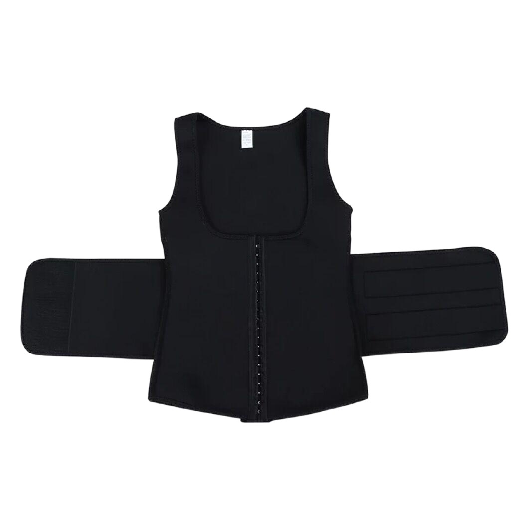 Shaping Vest Corset Abdomen Tinker Chest Support Three-row Buckle Plastic Belt Fitness Waist Cover Body Shaping Women's Fitness Belly Reduction