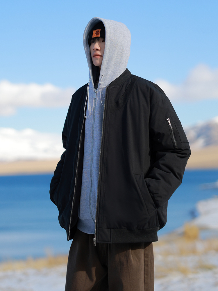 Picture of 2025 New Winter Cotton Coat, New Windproof and Waterproof Fabric, Fashionable, Comfortable and Personalized Threaded Splicing Cotton Coat