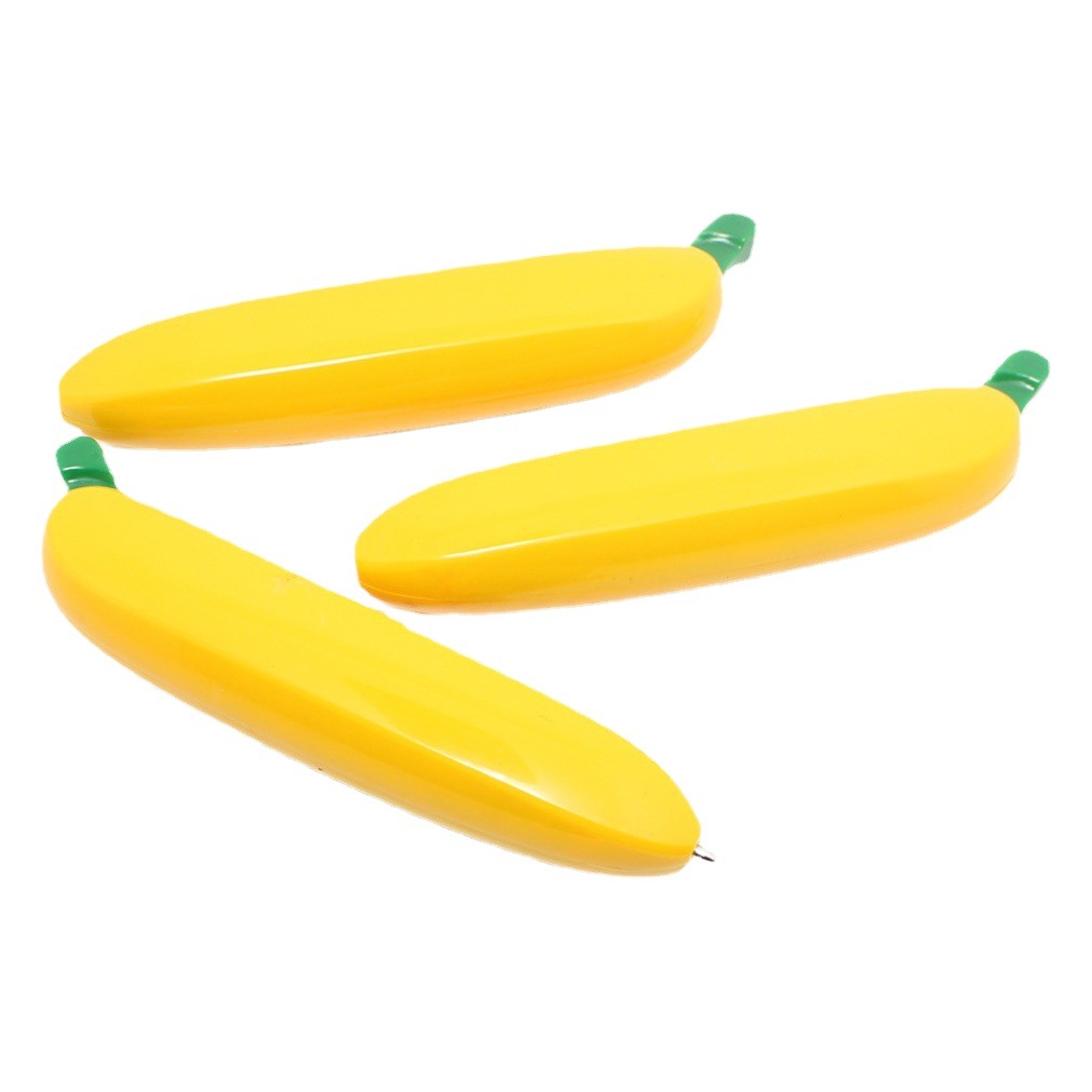 Creative Stationery Gift Banana Shape Series Ballpoint Pen Student Prize Ballpoint Pen Fruit Banana Toy Pen