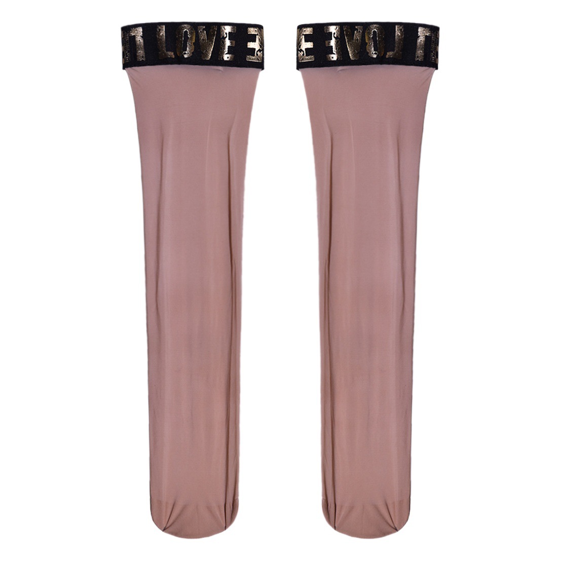 Oil glossy socks women's socks black stockings women's thin summer non-slip long tube cool silky mirror jk calf socks