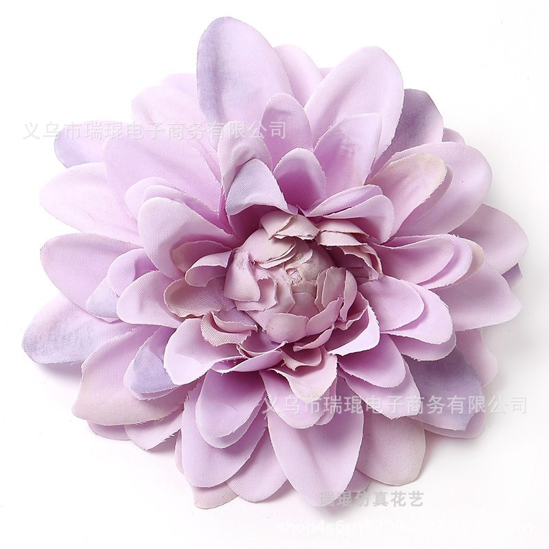 Picture of Purple artificial flower artificial flower silk flower diy handmade wreath headdress hair accessories wedding set