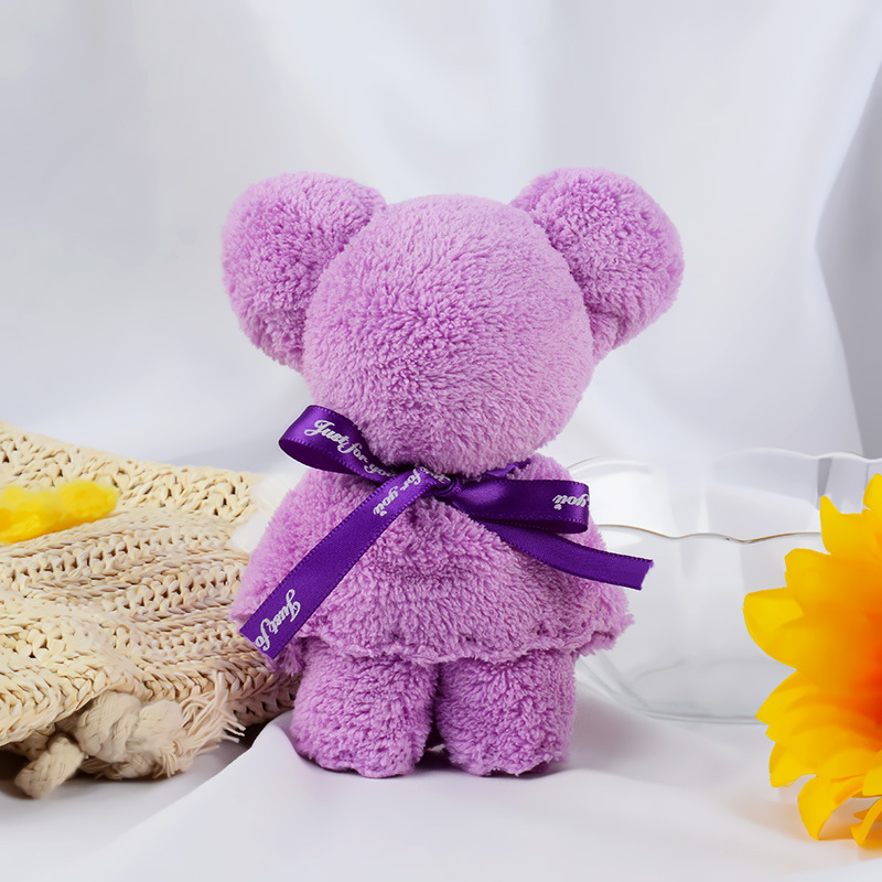 Picture of Coral fleece creative towel bear companion gift wedding birthday holiday business graduation gift wholesale