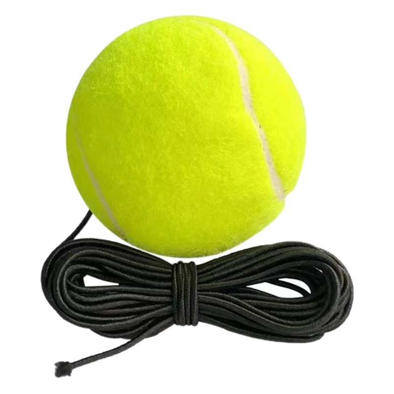 Factory Direct tennis single elastic ball base with line tennis trainer novice training fitness equipment