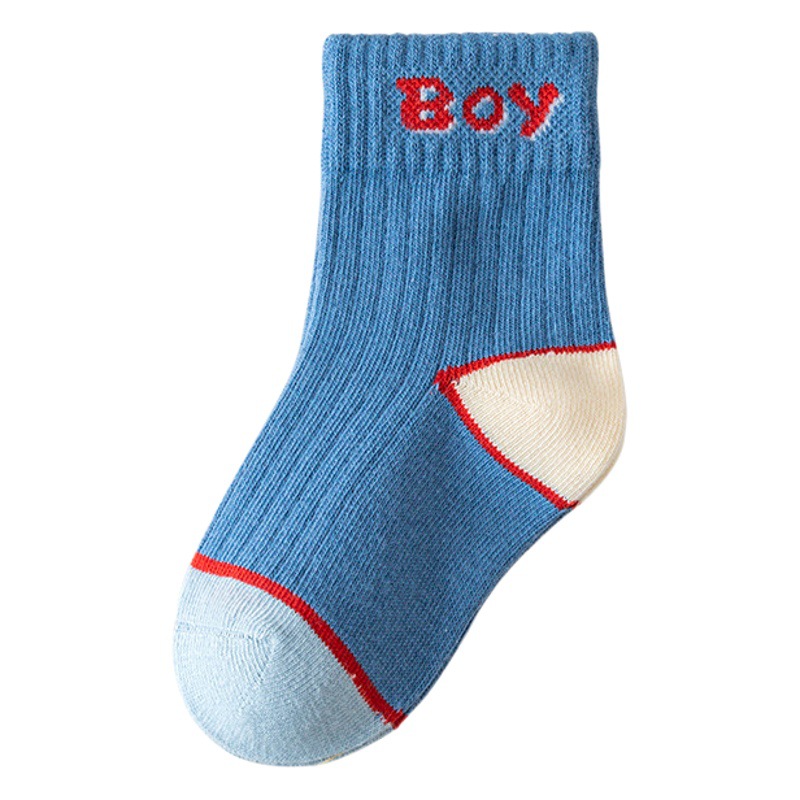 New Children's Socks Girls 1-3 Years Old Baby Boys Cartoon Children's Socks Baby Socks Spring and Autumn Socks Autumn