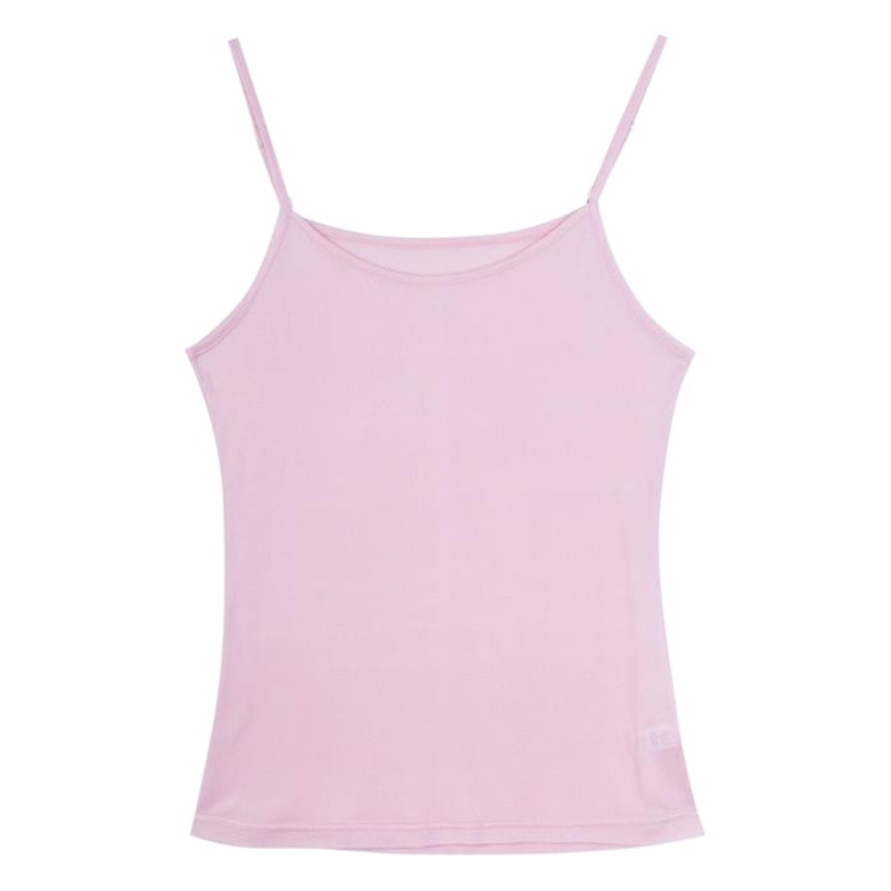 Tangge Summer Thin Mulberry Silk Knitted Silk Sling Top Base Shirt All-match Small Vest with Adjustable Shoulder Strap