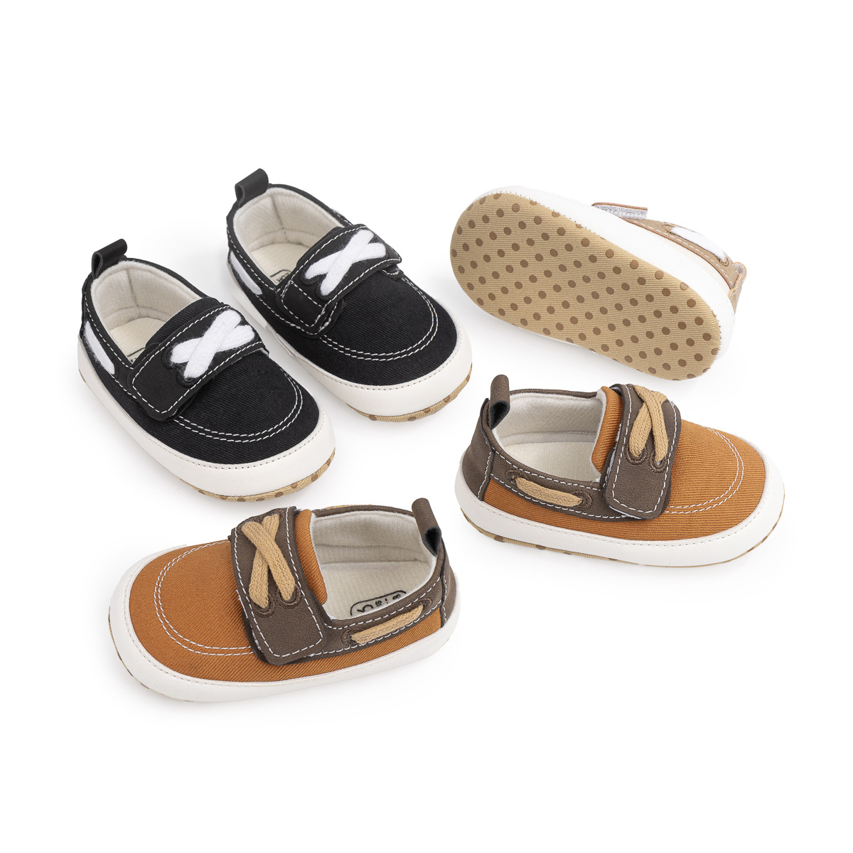 2025 New Baby Boy Toddler Shoes Soft Sole Slip-On Baby Shoes Versatile and Comfortable Cross-Border Wholesale Baby Shoes