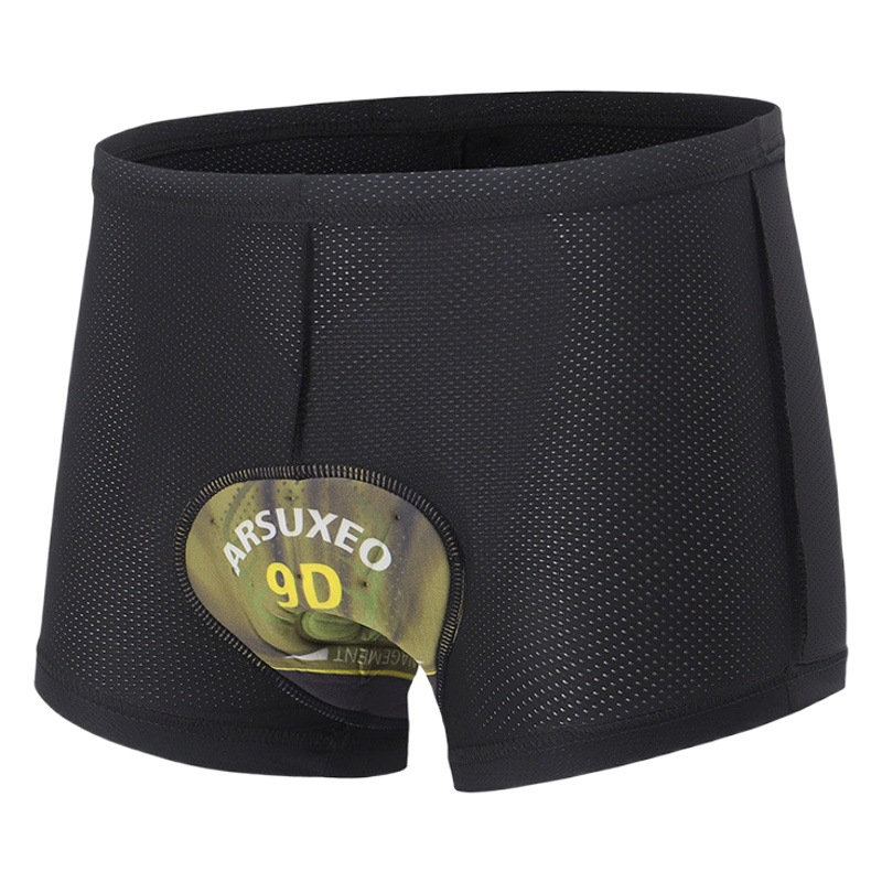 Factory direct bicycle riding underwear men's silicone shock-absorbing cushion breathable quick-drying gradient color cycling pants cross-border