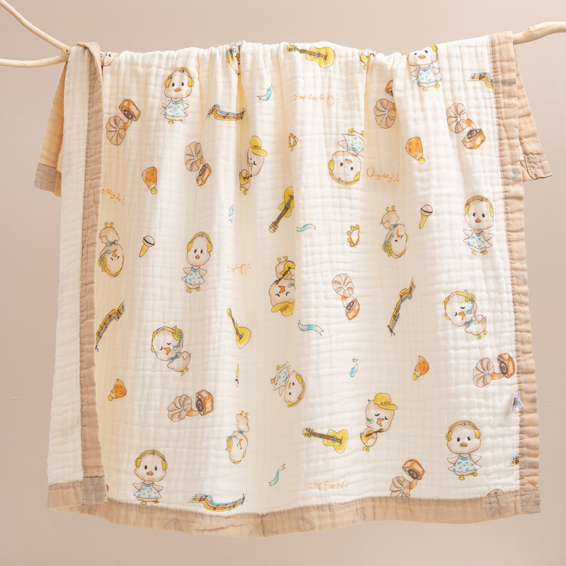 Picture of Gauze Bath Towel Cotton Enlarge Baby Blanket Children's Blanket Class A Six-layer Gauze Newborn Baby