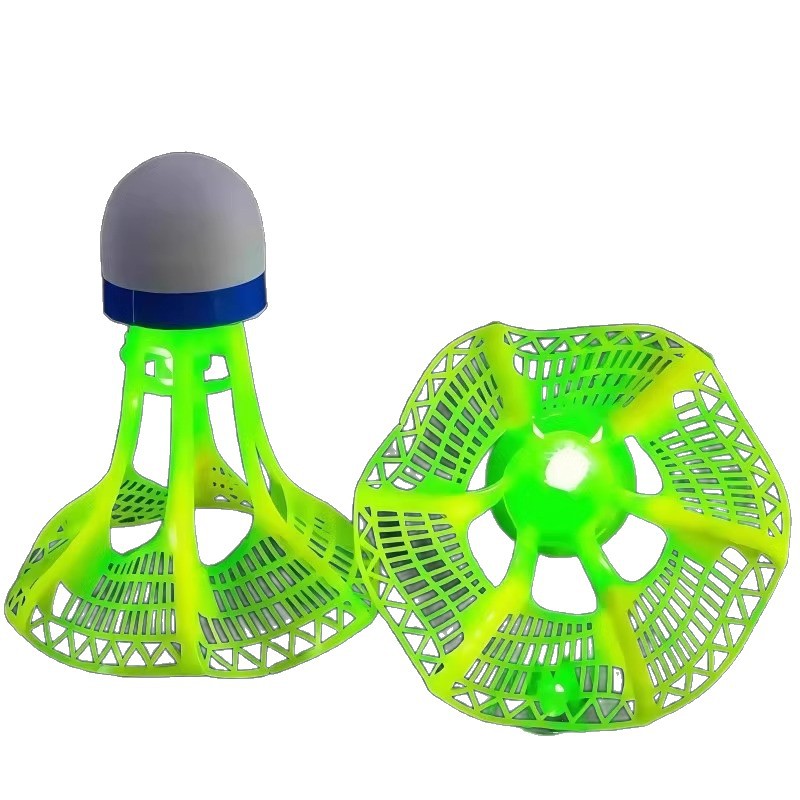 Picture of Luminous Badminton Night Outdoor Windproof Ball Resistant Plastic Rubber Training Ball Not Bad Luminous High Elastic Wind Resistance