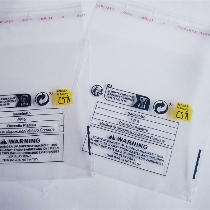Cross-Border Temu Environmentally Friendly Opp Ziplock Bag Jewelry Home Products Cross-Border Environmental Protection + Warnings + Spanish Label