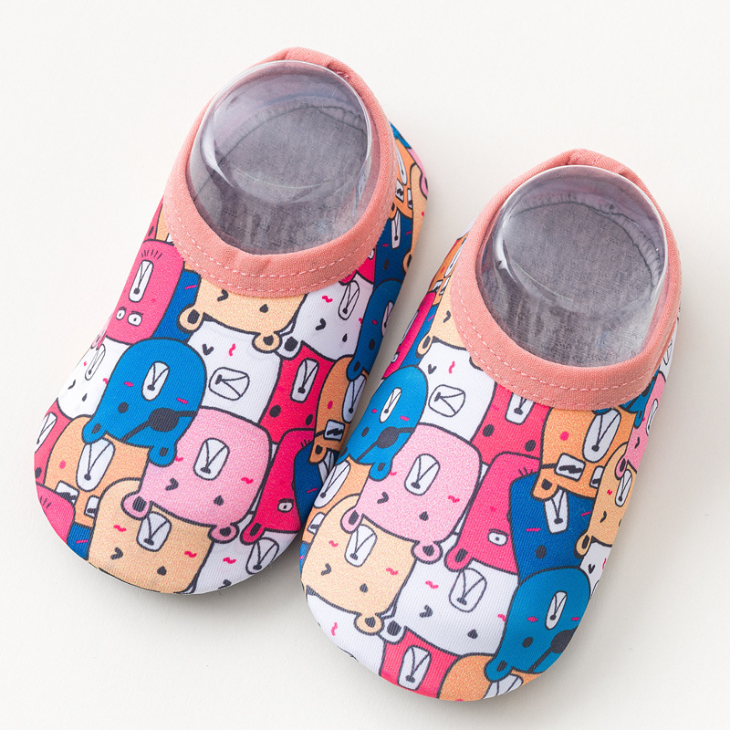 Picture of Spring and Summer Non-Slip Toddler Shoes Baby Floor Shoes Baby Shoes Mesh Type a Three-Year-Old Kidsren's Socks Nylon Boat Socks