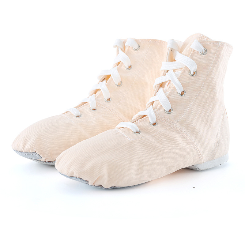 Picture of A generation of high-top canvas jazz dance shoes adult yoga shoes women's ballet children's dance shoes foreign trade wholesale