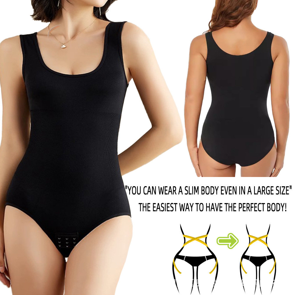 Seamless Shapewear Butt-Lifting Tight-Fitting Body Shaping Tummy Control One-Piece Underwear Camisole Plus Size Seamless Butt-Lifting Tummy Control