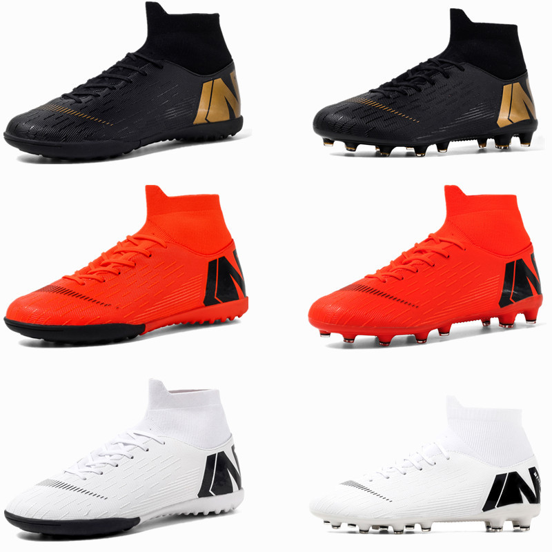 Socks Student Football Training Shoes Children's Football Shoes Spikes Football Shoes Sports Shoes Teenager Crushed Nails Football Shoes