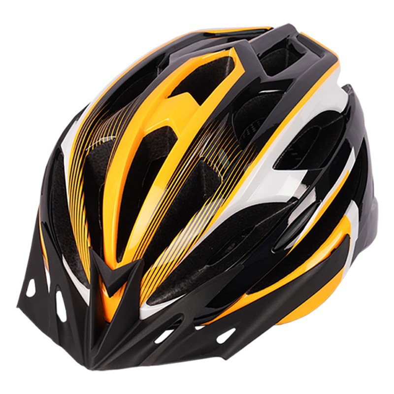 Cross-border direct supply integrated outdoor road riding helmet with tail light Mountain cross-country bike helmet