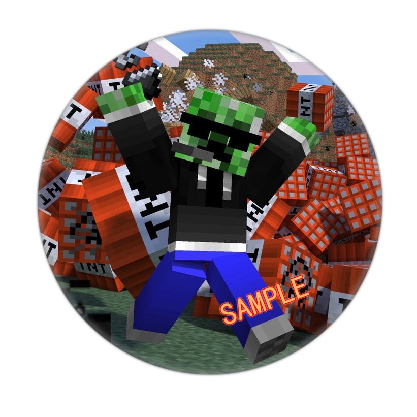 Picture of My world badge foreign trade supply game badge personality diy Cartoon Cartoon Yum 1-38