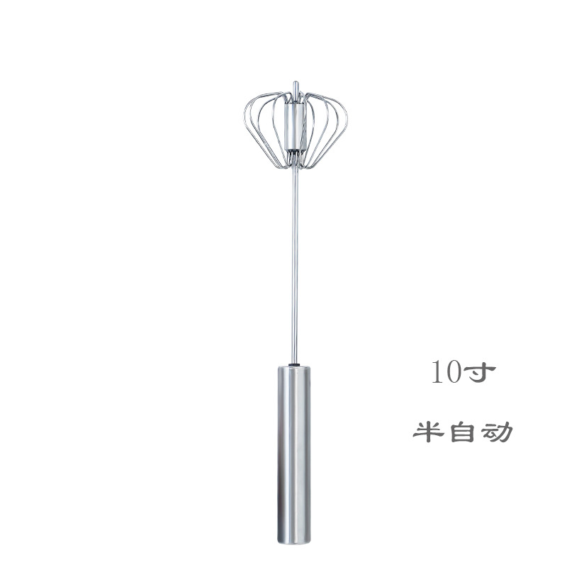 Picture of Baking tools egg beater stainless steel bold blender semi-automatic egg beater manual Mini Silicone dispenser