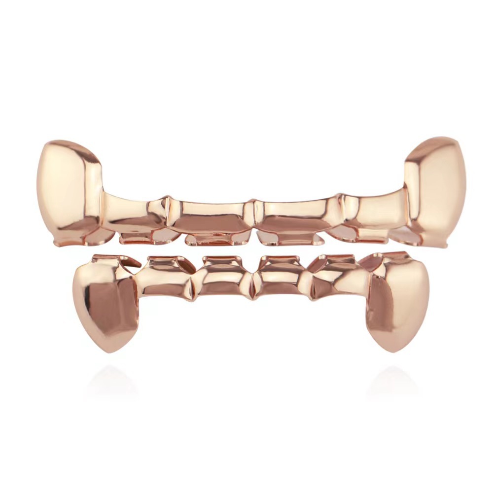 Picture of Cross-Border Hot Selling European and American Hip-Hop Trendy Hippop18K Hip-Hop Flat Teeth Cut Out Tiger Teeth Braces Fashion Trendy Products