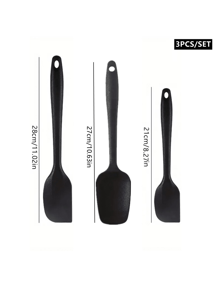 Picture of In stock kitchen baking cream Spatula Silicone six-piece baking scraper silicone brush baking suit small scraper