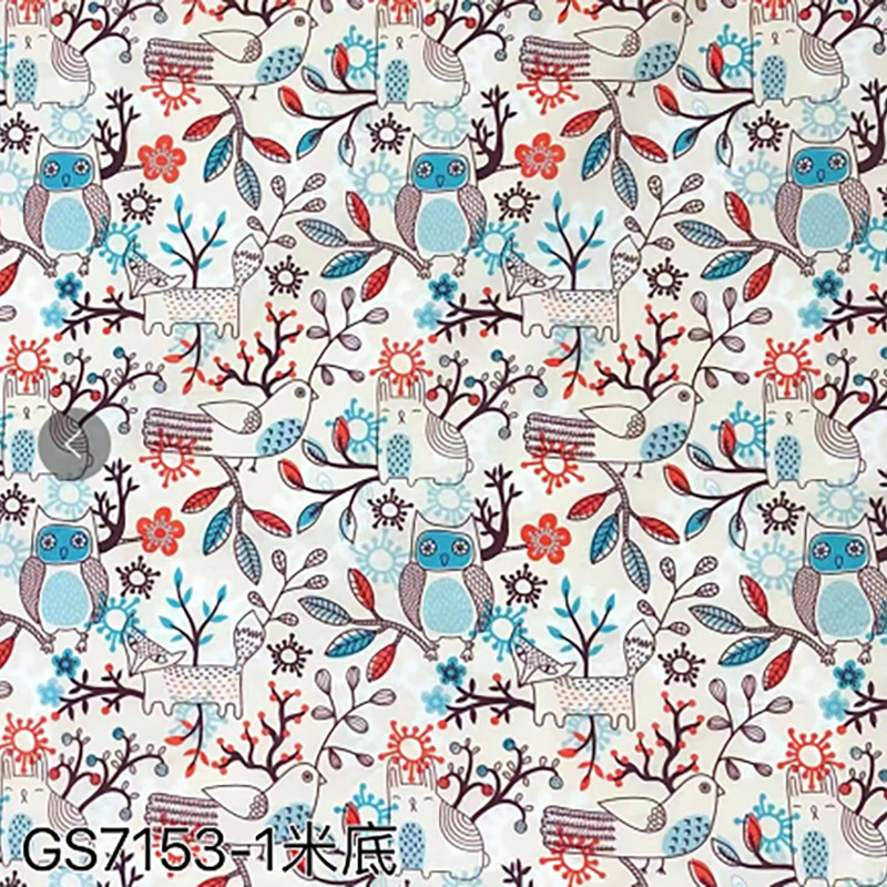Ethnic Style Abstract 60-Count Cotton Digital Printed Fabric, Kidsren's Clothing, Pet Baby Clothes Bag, Pure Cotton Printed Fabric