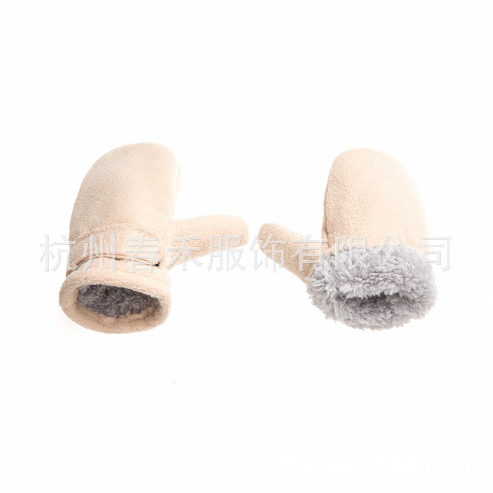 Picture of Spot 10 Colors Amazon 3 Size Cross-Border E-Commerce Kidsren's Mittens Polar Fleece Comfortable Velvet Velcro Gloves