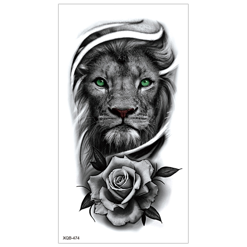 Picture of New Half Arm Tattoo Stickers Cross-border Amazon Hot Selling Set Dark European and American Realistic Waterproof Tattoo Stickers Wholesale