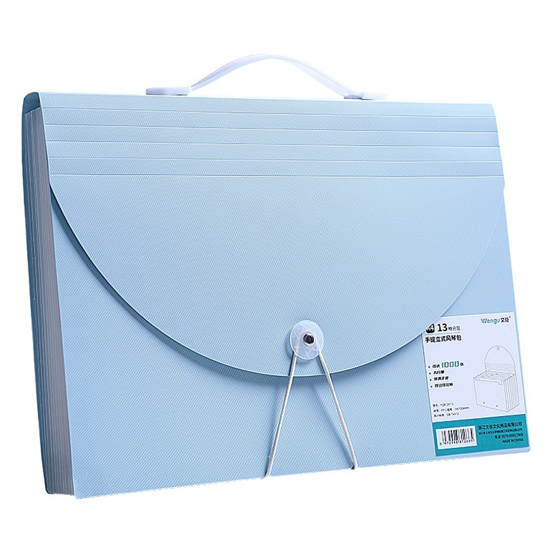 Wen Gu 13 Portable Organ Bag a4 Large Capacity Multi-layer Folder Vertical Test Paper Storage Bag Paper Holder Wholesale