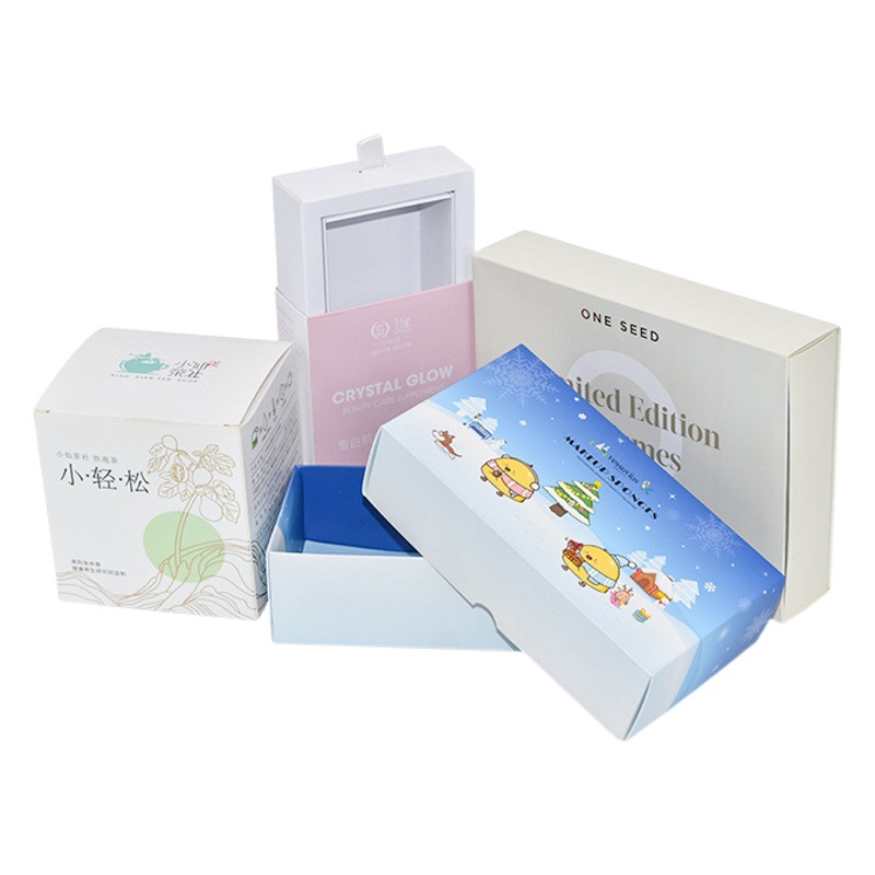 Product packaging box customized small batch color box carton gift box corrugated paper high-grade cosmetics customized printing