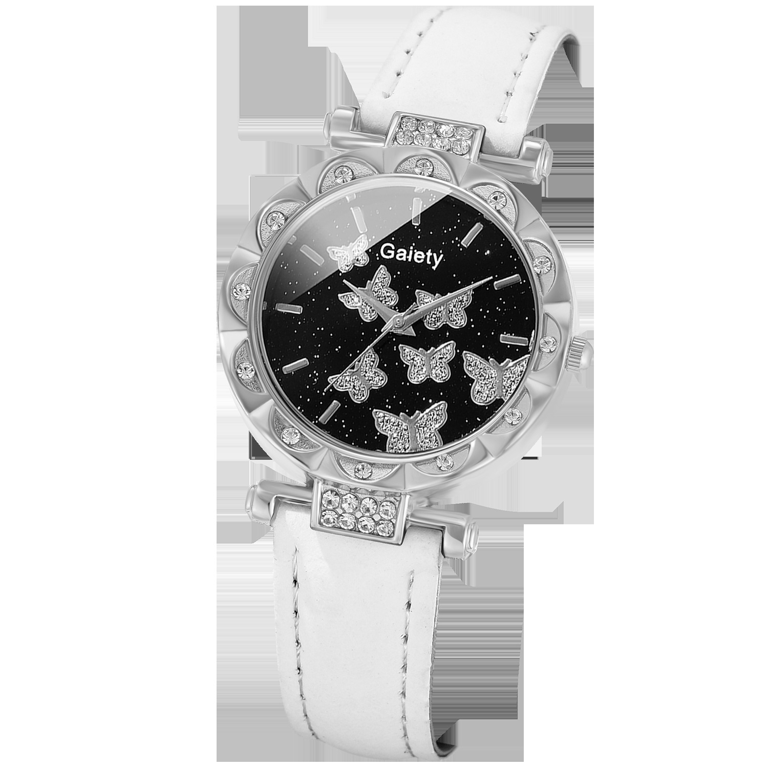 Picture of New TikTok Popular Women's Watch Fashion Personality Simple Watch Butterfly Digital Belt Watch Set