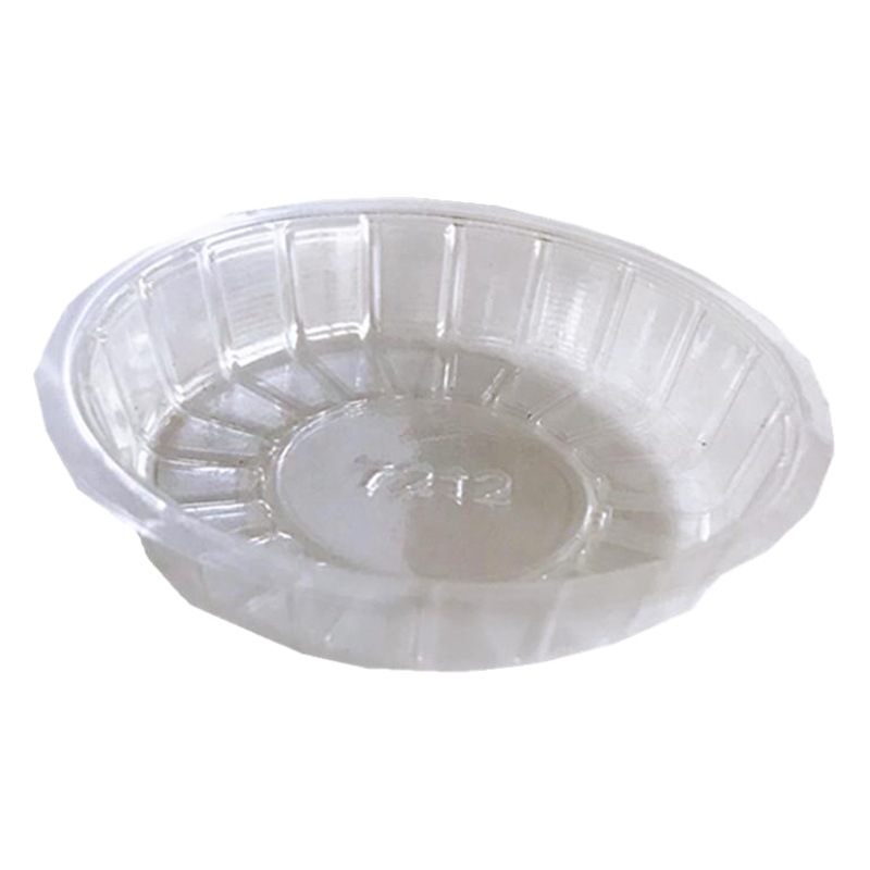 Transparent Round Peach Crisp Inner Tray Flower Cake Holder Old Woman Cake Plastic Holder Baking Food Inner Holder