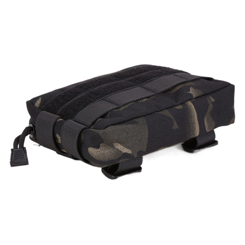 Outdoor commuter bag military fan accessory bag EDC tool kit emergency supplies bag molle sub-bag camouflage Black