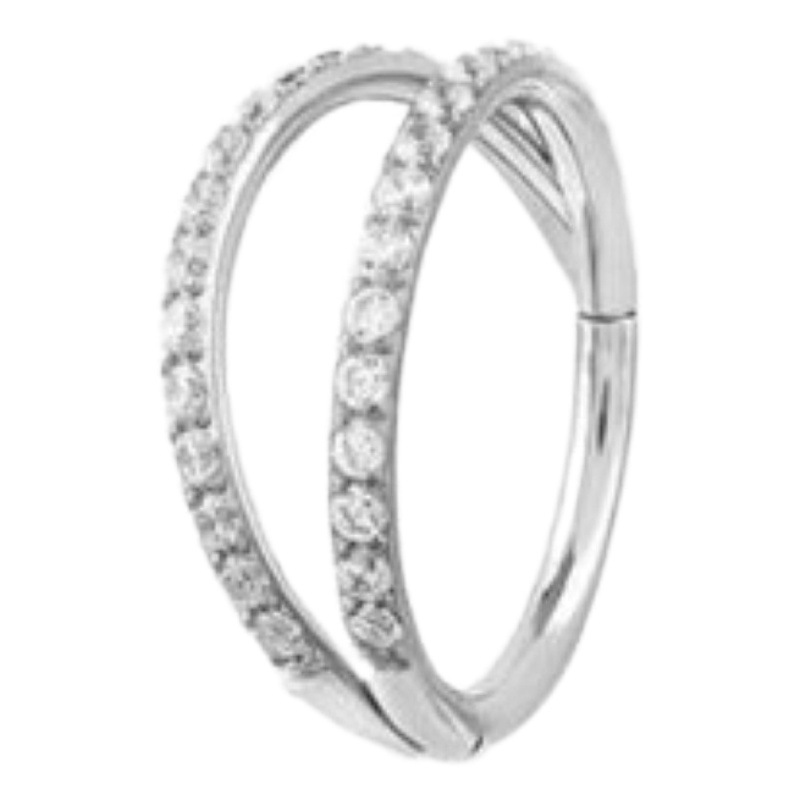 G23 Titanium Alloy 1.2*6/8/10/12mm Nose Ring Piercing Jewelry