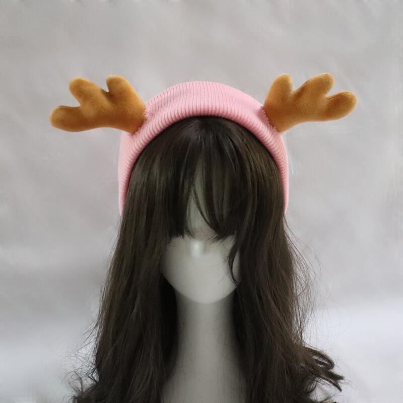 Picture of Autumn and Winter devil horn hat warm knitted wool hat Halloween horn toe cap cross-border new funny hip hop